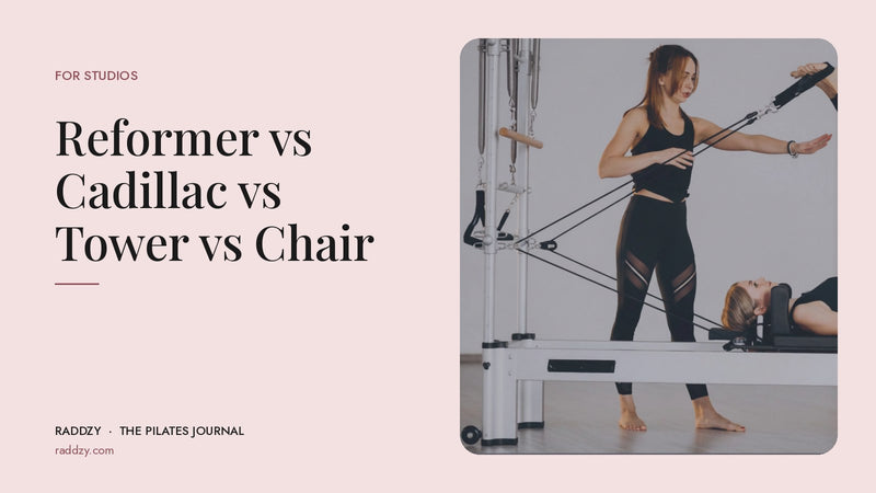Pilates Studio Equipment: Reformer vs Cadillac vs Chair