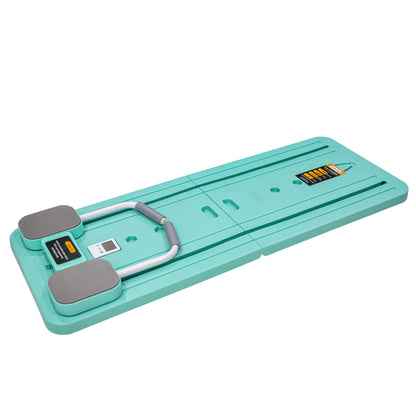 Raddzy Pilates Board Sets I Multifunctional Abdominal Pilates Board for Home Workout Equipment I Foldable Pilates Board (Blue)