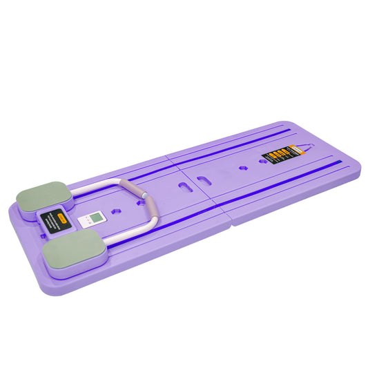 Raddzy Pilates Board Sets I Multifunctional Abdominal Pilates Board for Home Workout Equipment I Foldable Pilates Board (Lavender)
